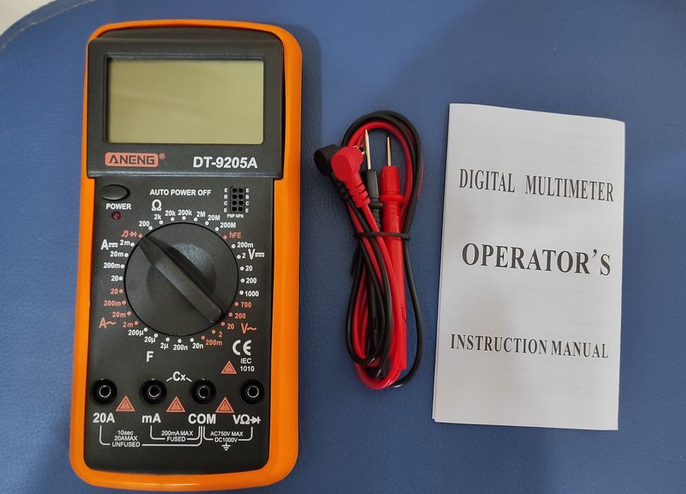 Мультиметр DT9205A цешка мультитестер