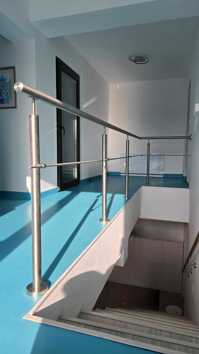 balustrada inox cu sau fara sticla, montaj inclus