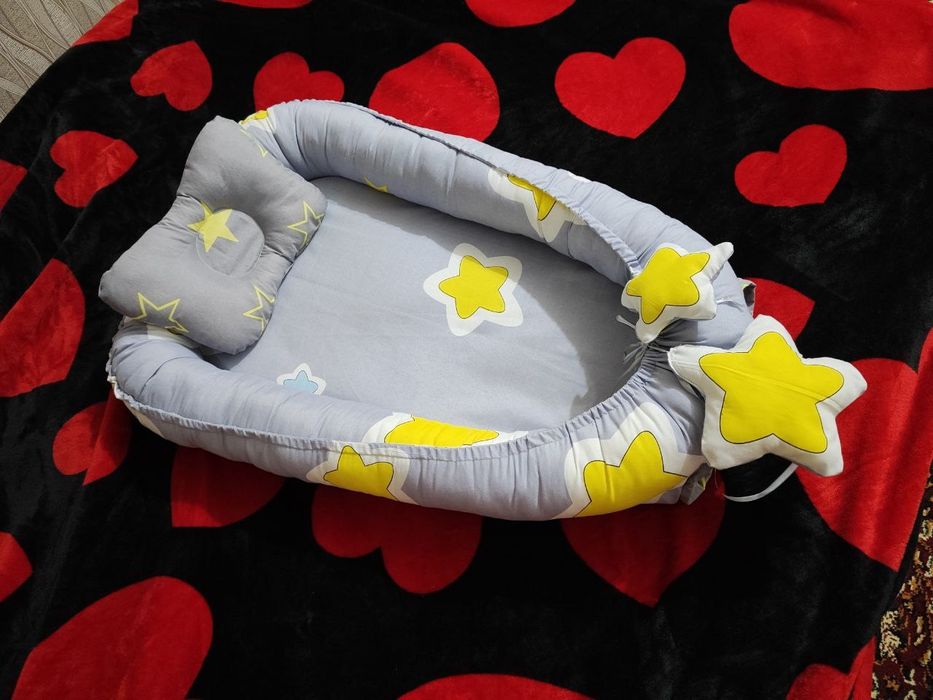 Детская  мини кроватка (гнёздышко) для новорожденных