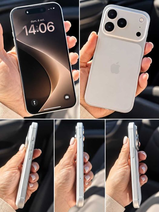 Telefon Iphone 17 pro argintiu