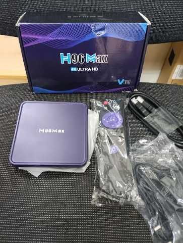 Смарт ТВ бокс H96 Max V12, Android 12, 4+32 GB, медиен плейър