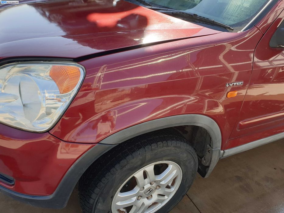 Aripa Stanga Fata cu Imperfectiuni Honda CR-V 2002 - 2006 Culoare R517P Redondo Red Pearl [K6967]