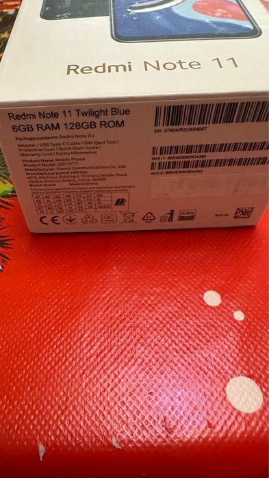 Xiaomi Redmi Note 11 6gb ram si 128gb stocare albastru nou sigilat