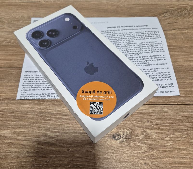 iPhone 17 Pro Max 256GB. SIGILAT !! 2 Ani Garantie