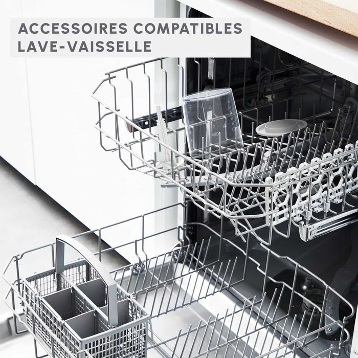 Електрически чопър Moulinex Multi Moulinette AT7111B10, 500 W, 500 мл