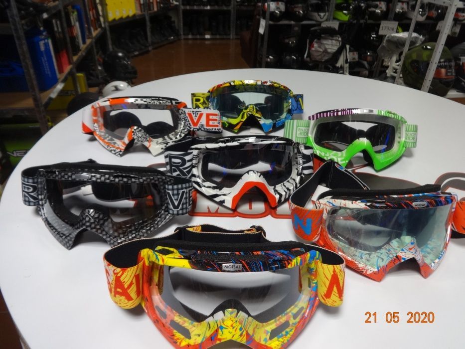 Очила за мотокрос крос ендуро маска прозрачни мото мотор