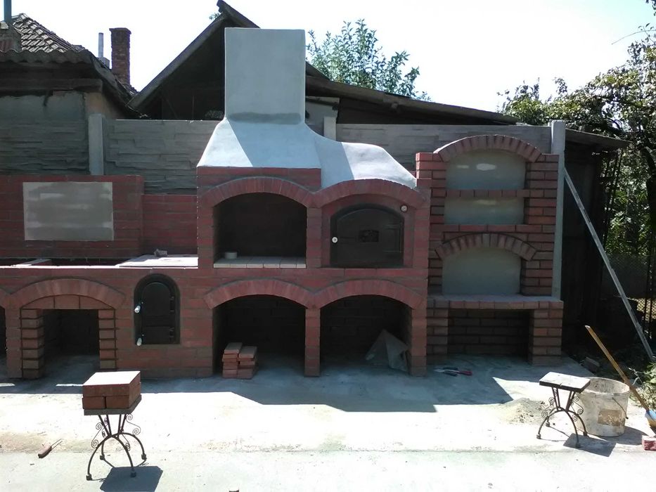 gratare de gradina din caramida, ,cuptoare,sobe cu plita,etc