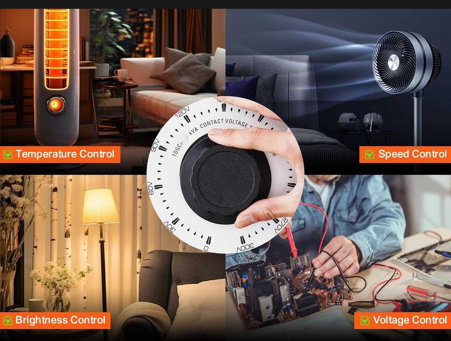 Autotransformator variabil VARIAC variator de tensiune 500W Priza