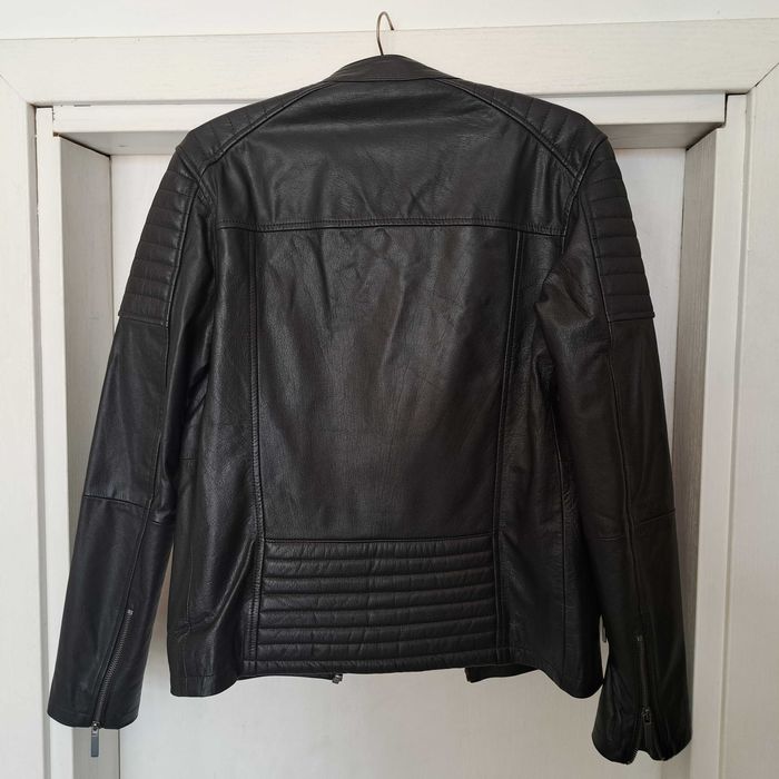 НАМАЛЕНИЕ на черно кожено яке/ест. кожа/-рокерски тип-99лв.от 149лв.