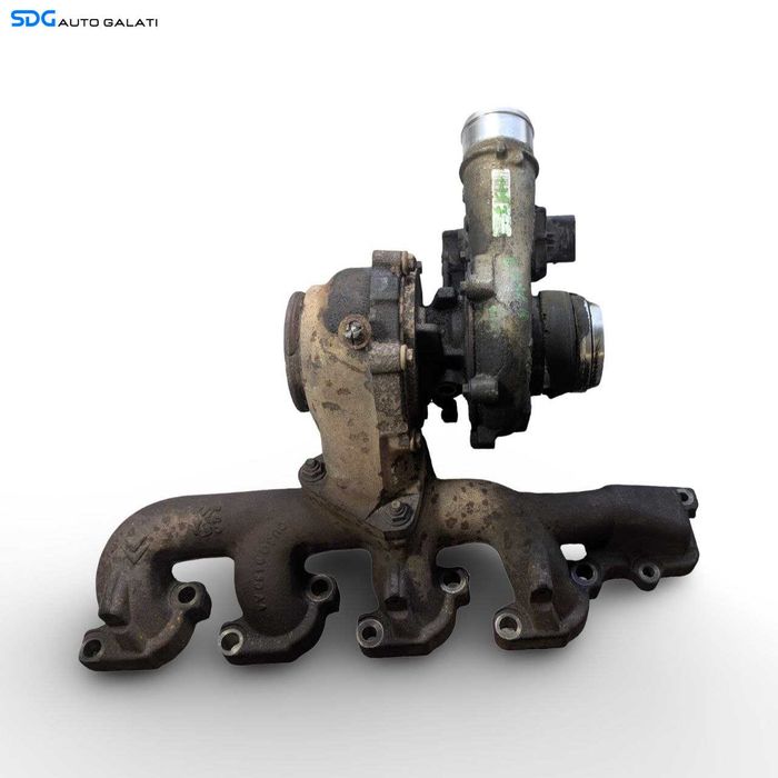 Turbo Turbina Turbosuflanta cu Galerie Evacuare Euro 5 Peugeot Boxer 2.2 HDI 2006 - 2017 Cod CU3Q-9430-AA [LR3578]