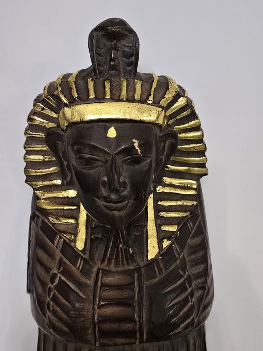 Statueta Faraon din lemn