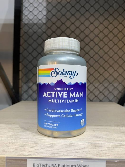 Solaray Active Man | 90 VegCaps | Мультивитамины для мужчин