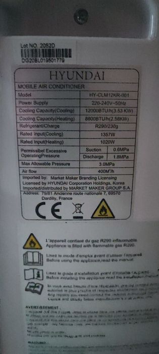 Aer condiționat portabil