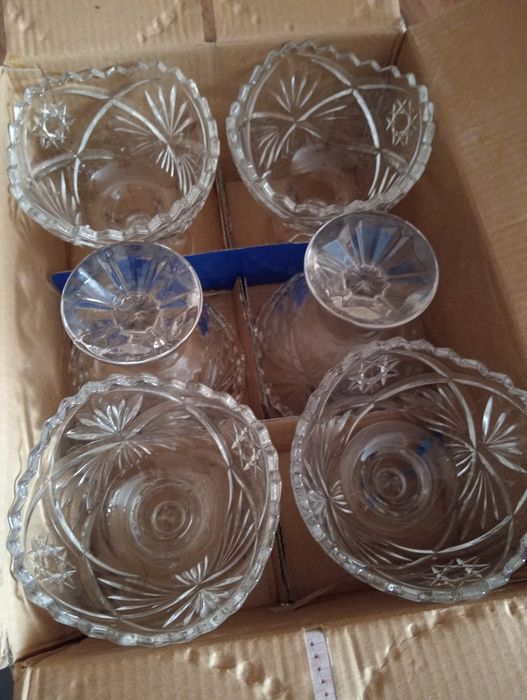 Вазочки хрустальные