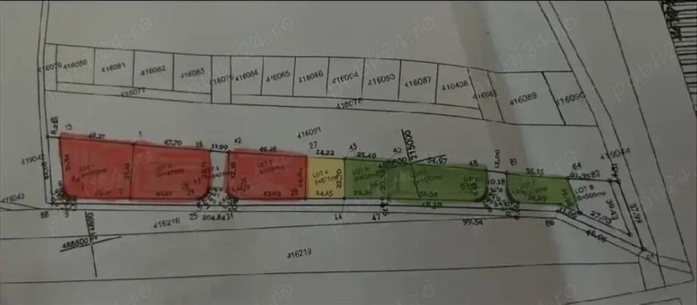 Terenuri de vanzare in Giarmata 1000MP si 500MP