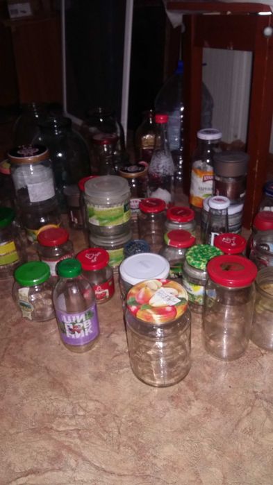 Банки стеклянные разные