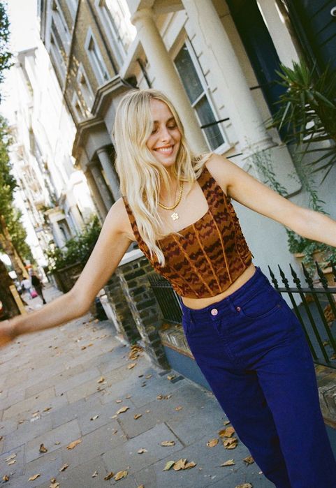 Зара Топове Тениски Потници Разнер С и М