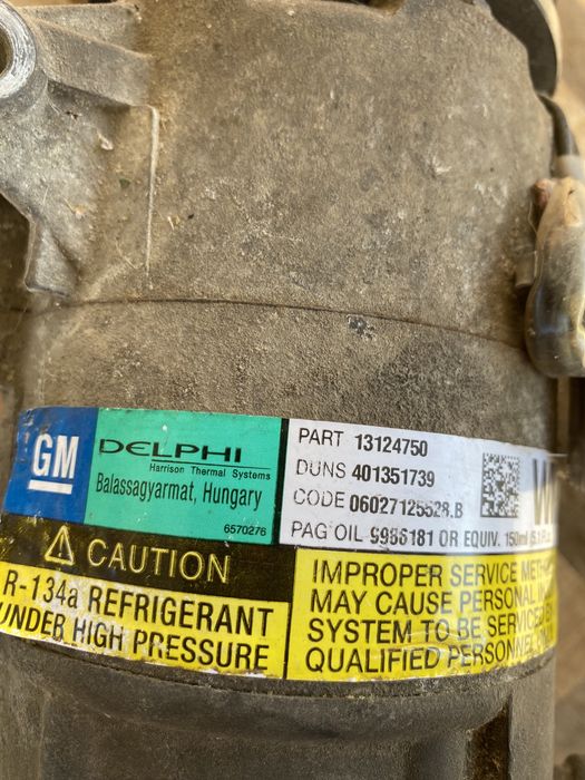 Compresor clima AC OPEL benzina