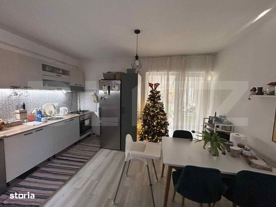 Triplex de vanzare Utvin 85mp 4 camere 2 bai 270mp teren