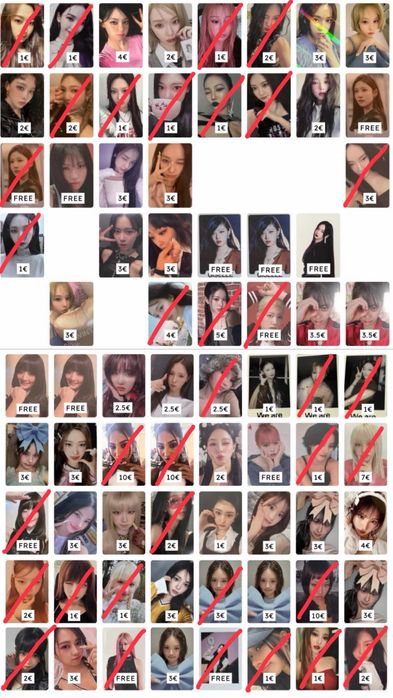 кпоп картички kpop pcs официални