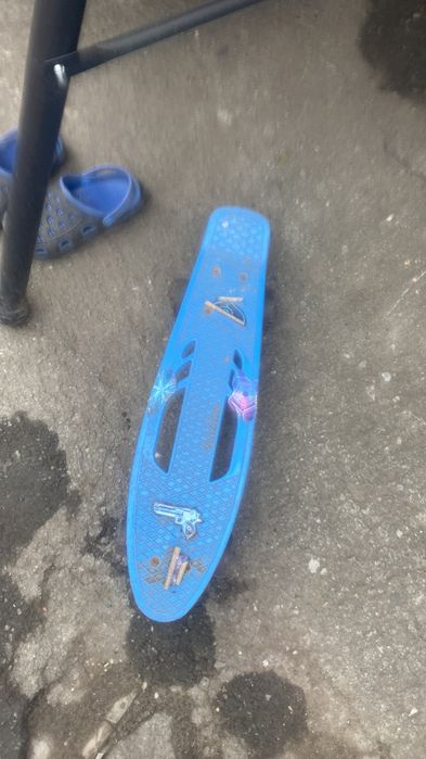 Скейтборд доска скейт светящийся