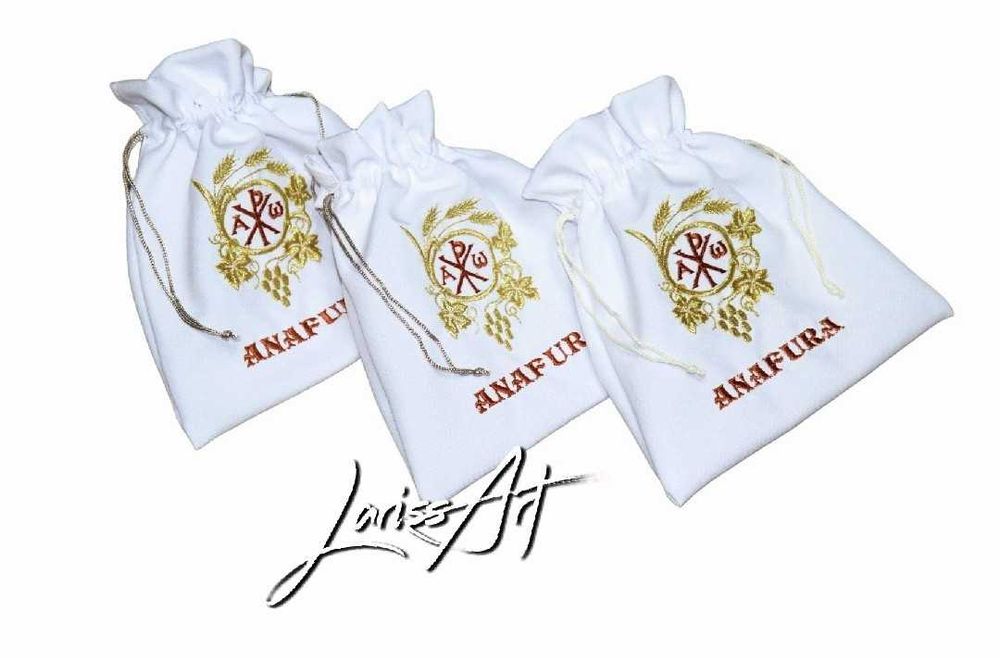 Saculet brodat pentru anafura
