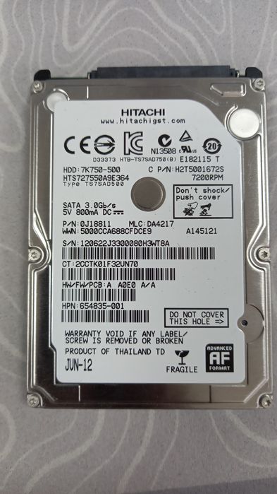 HDD, жесткие диски