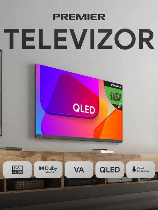 Premier 55PRM3010USV 4K QLED Tizen tv  по Низким ценам +Доставка!
