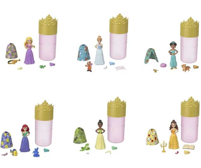 Мини кукла Disney Princess Royal Color Reveal - Кралска изненада