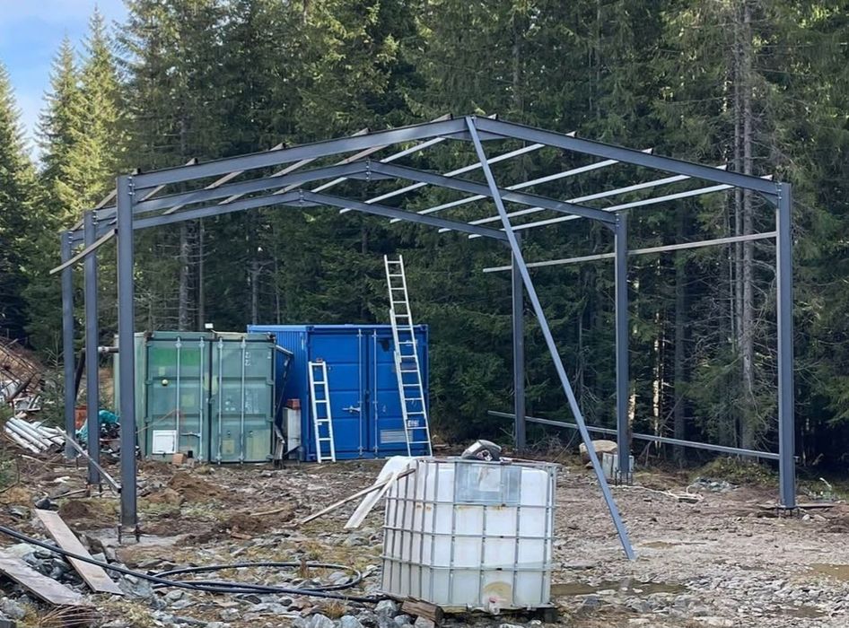 Vand structura metalica 10x20x4h pret foarte eftin