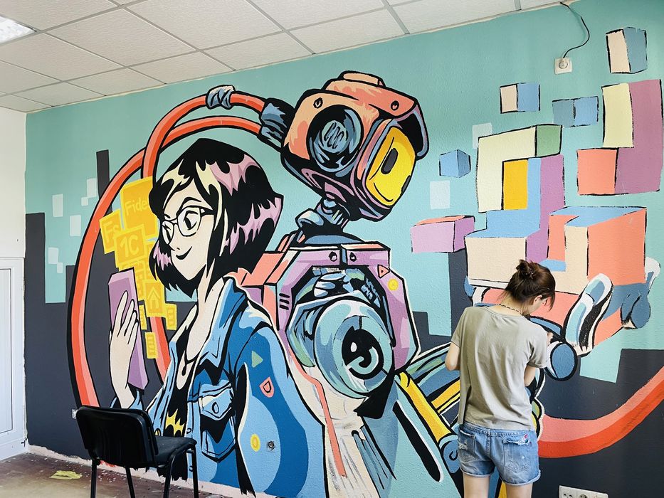 Роспись стен. Граффити.