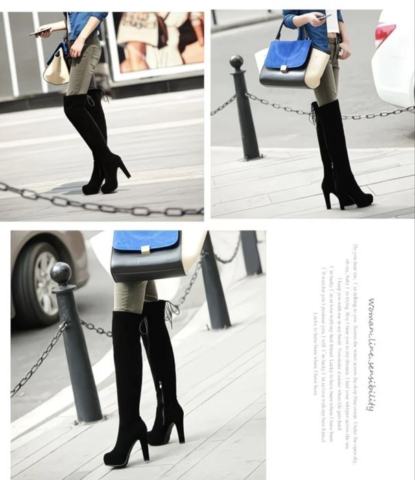 сапоги женские Ботфорты