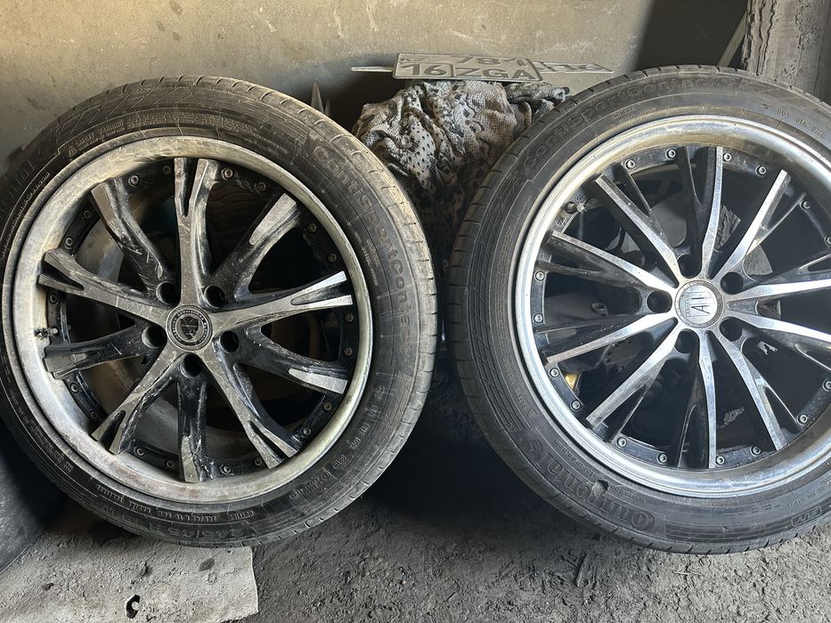 Продам диски с резиной 245/45/19 на диски с резиной на 17