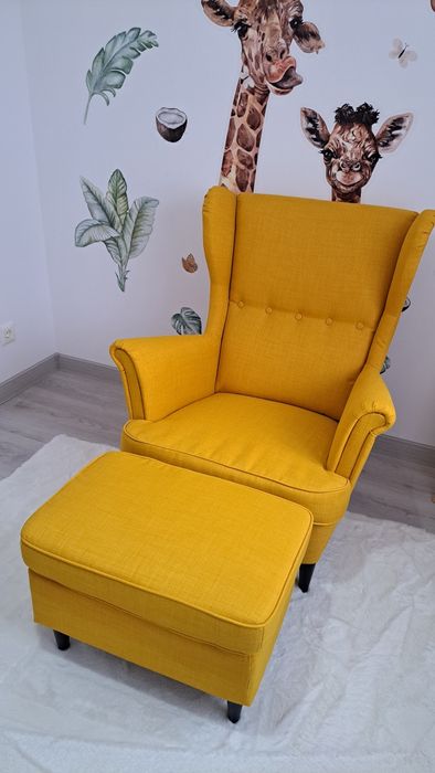 Fotoliu și taburet Ikea