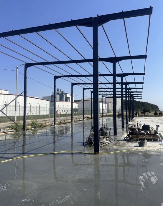 Vand structura metalica hala pentru depozitare,saivan,service auto etc