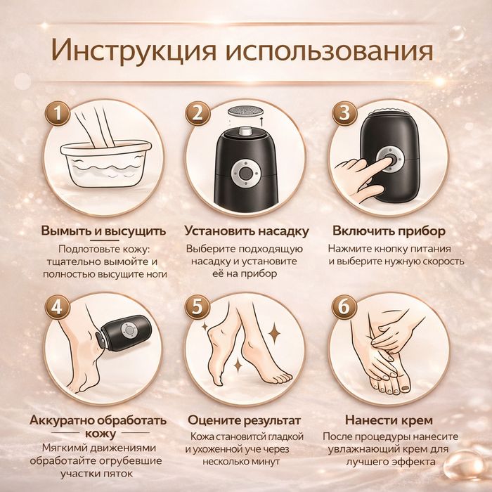 Пемза для пяток электрическая