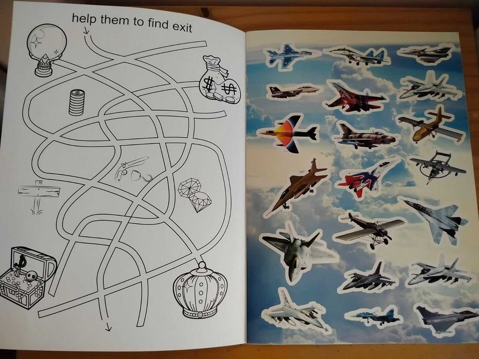 Златното ключе, 3D пъзел и книжки за оцветяване НОВИ 7 части