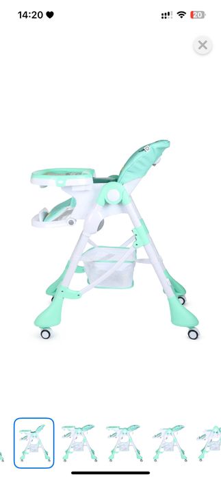 Стульчик Babyton Happy Animals Green