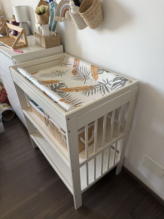 Masuta de infasat GULLIVER ikea + saltea impermeabila