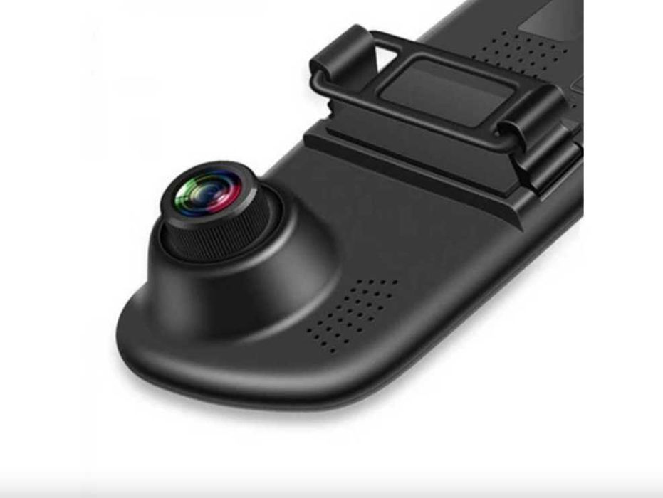 Огледало видеорегистратор с 2 камери предна и задна камера