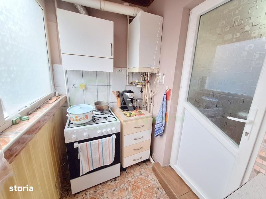 Apartament 2 camere+balcon de 8.5 mp, Mobilat, zona Nord
