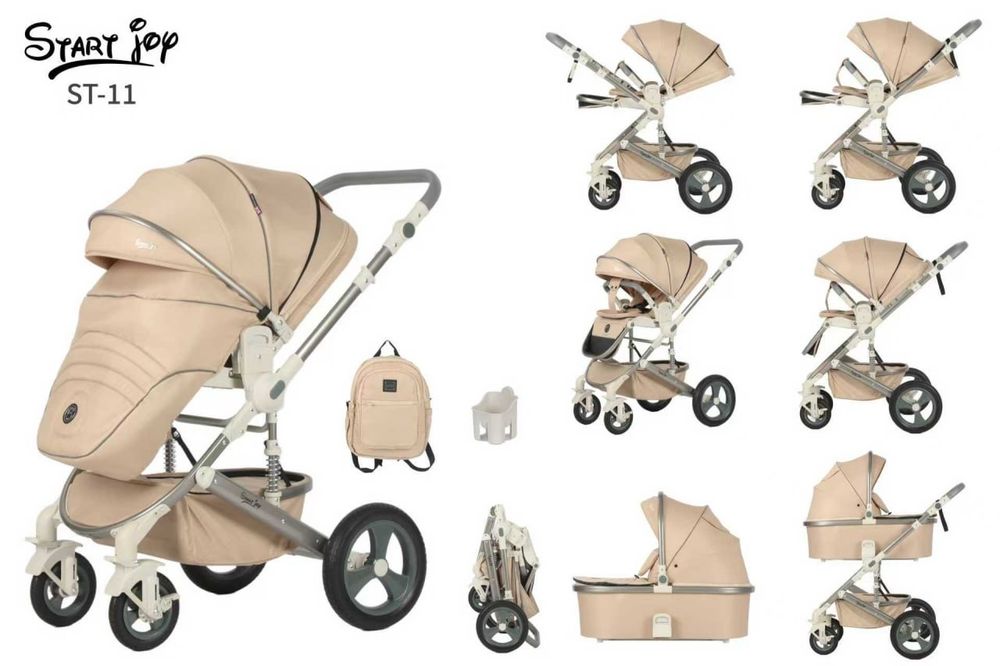 Коляска трансформер 2в1 Люлька и прогулочный блок