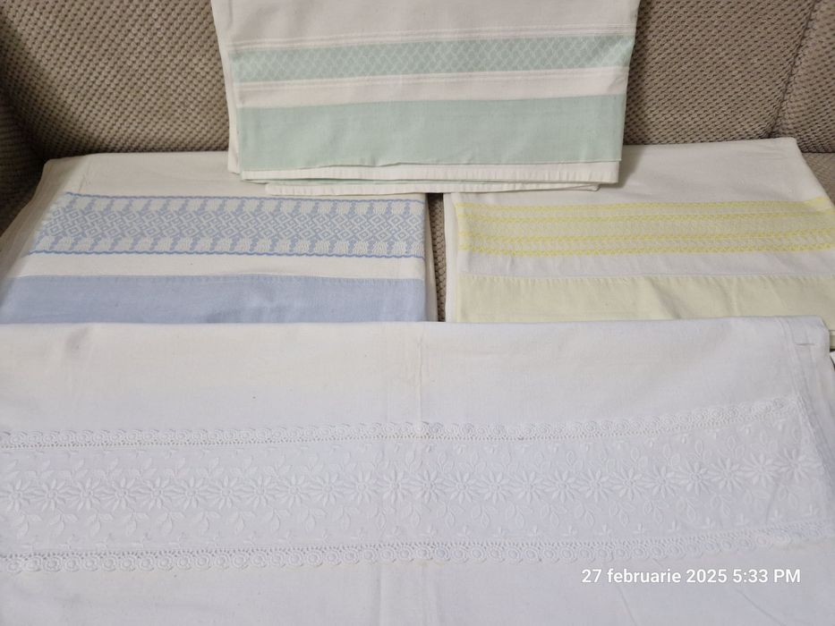 Cearceafuri de pat de 1 pers și 2 pers