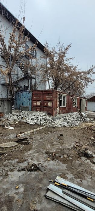 Два спаренных контейнера под дом