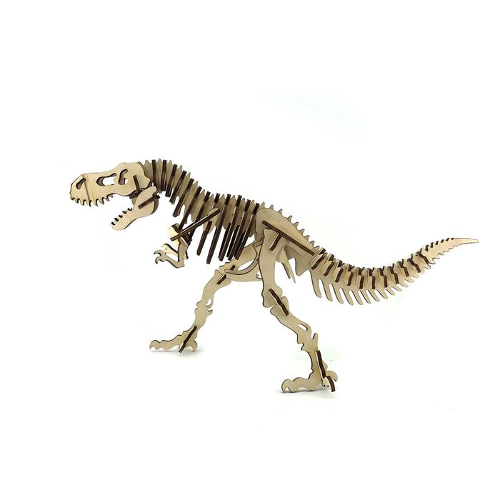 Puzzle 3D Dinozaur, 55 de piese, 20x40x14 cm