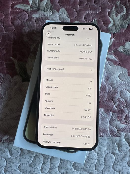 Iphone 14 pro max gold impecabil