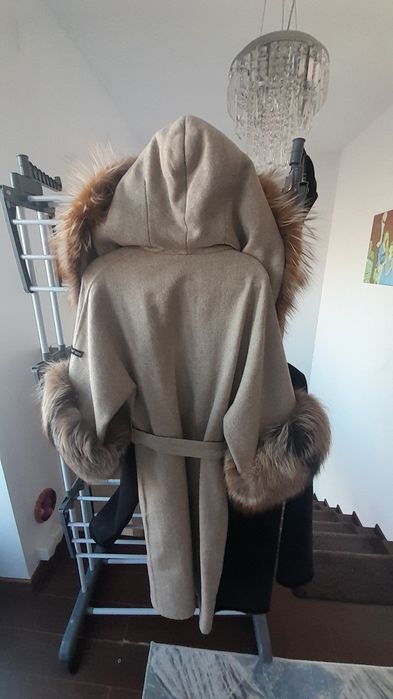 Palton  Alpaka super  blană naturală