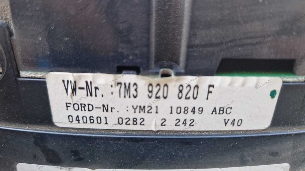 Ceas bord VW Sharan cod 7M3 920 820 F