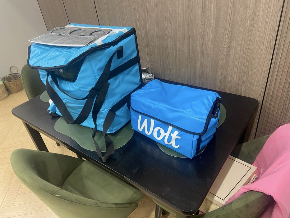 Термосумка Wolt с мини сумкой