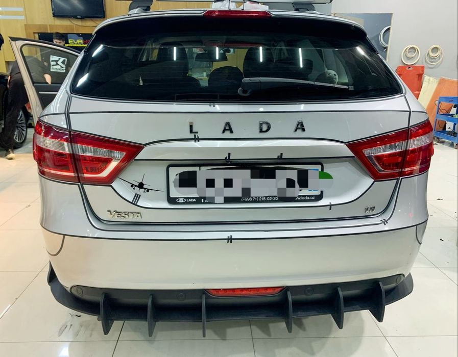 Lada Vesta tuning. Сплитеры Обвес для Лады Vesta